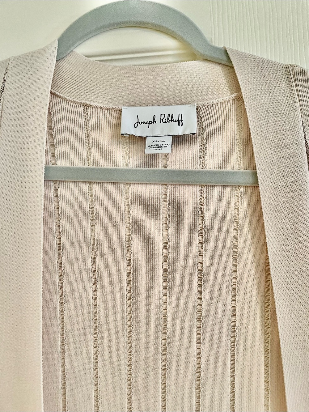 Joseph Ribkoff Ribbed Open-Front Cardigan - Picture 4 of 7